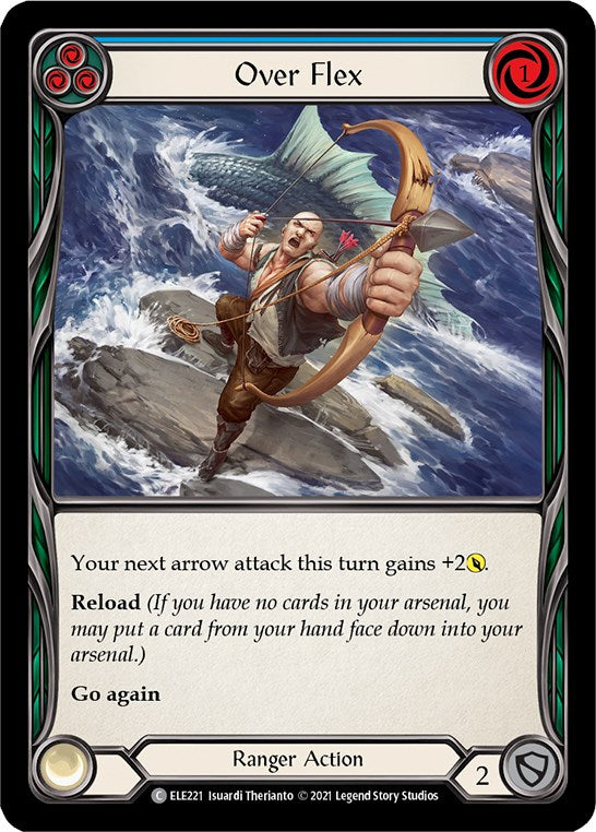 Over Flex (Blue) [ELE221] [Tales of Aria] Unlimited Edition Rainbow Foil