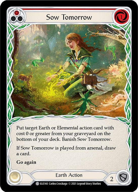 Sow Tomorrow (Red) [ELE140] [Tales of Aria] Unlimited Edition Normal