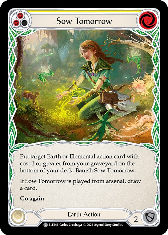 Sow Tomorrow (Yellow) [ELE141] [Tales of Aria] Unlimited Edition Normal
