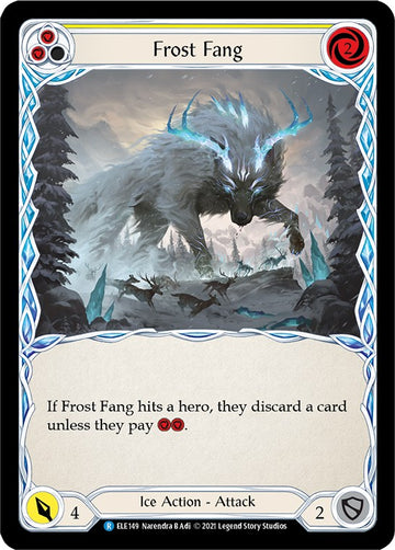 Frost Fang (Yellow) [ELE149] [Tales of Aria] Unlimited Edition Rainbow Foil
