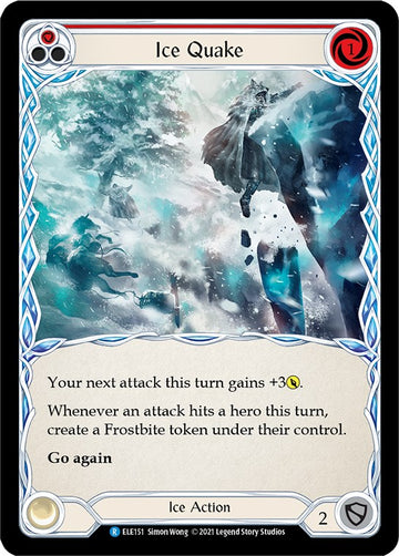 Ice Quake (Red) [ELE151] [Tales of Aria] Unlimited Edition Rainbow Foil