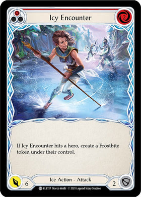 Icy Encounter (Red) [ELE157] [Tales of Aria] Unlimited Edition Normal