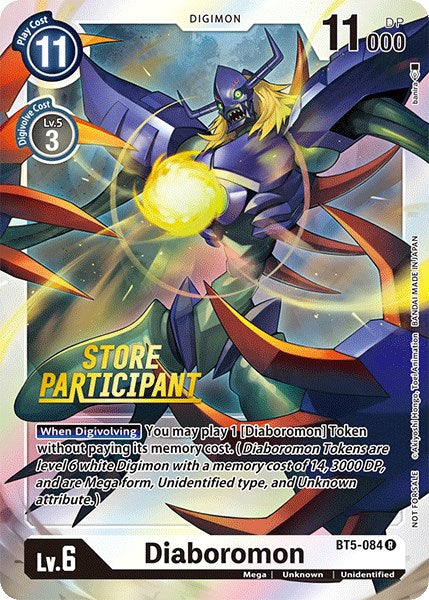 Diaboromon (Store Participant) [BT5-084] [Battle of Omni] Foil