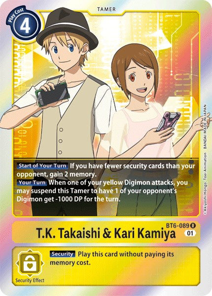 T.K. Takaishi & Kari Kamiya [BT6-089] [Double Diamond] Foil