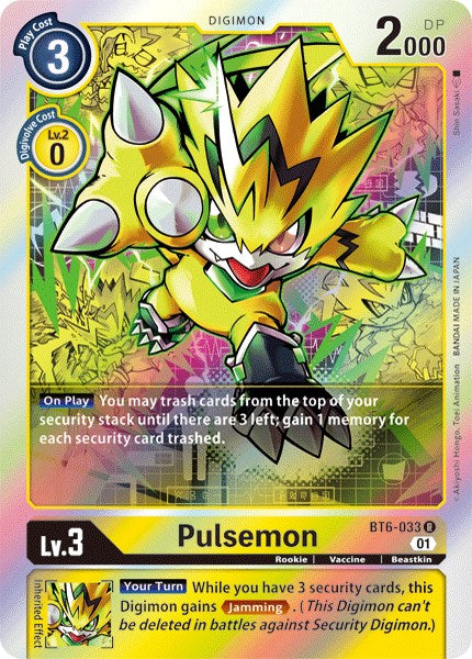 Pulsemon [BT6-033] [Double Diamond] Foil