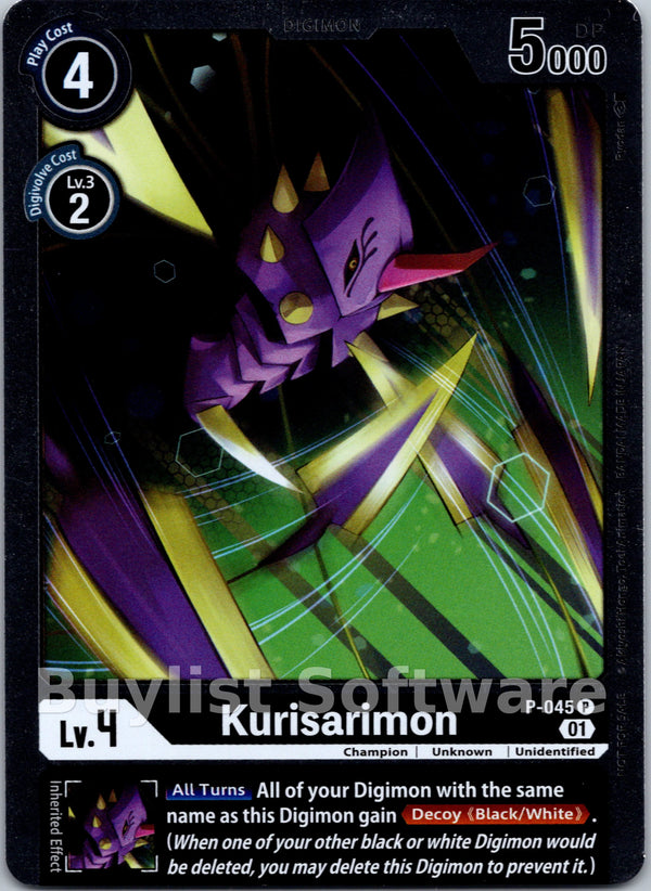 Kurisarimon [P-045] [Digimon Promotion Cards] Foil