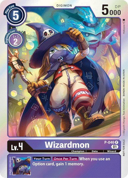 Wizardmon [P-046 P] [Digimon Promotion Cards] Foil