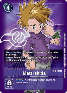 Matt Ishida (Official Tournament Pack Vol.3) [BT2-090] [Release Special Booster 1.0]