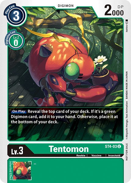 Tentomon (Official Tournament Pack Vol.3) [ST4-03] [Starter Deck 04: Giga Green]