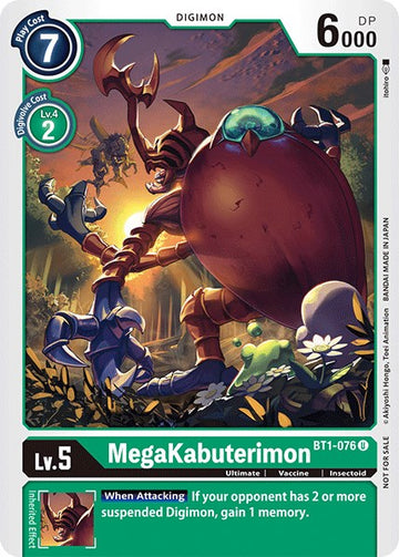 MegaKabuterimon (Official Tournament Pack Vol.3) [BT1-076] [Release Special Booster 1.0]