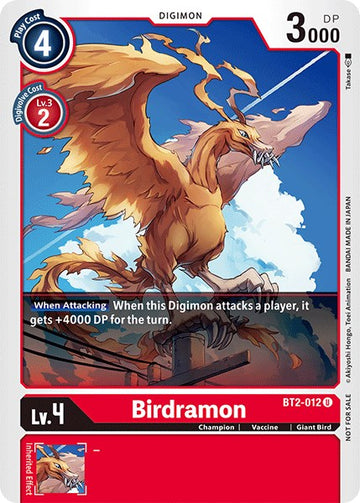 Birdramon - BT2-012 (Official Tournament Pack Vol.3) [BT2-012] [Release Special Booster 1.0]