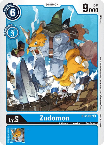 Zudomon - BT2-027 (Official Tournament Pack Vol.3) [BT2-027 U] [Release Special Booster 1.0]