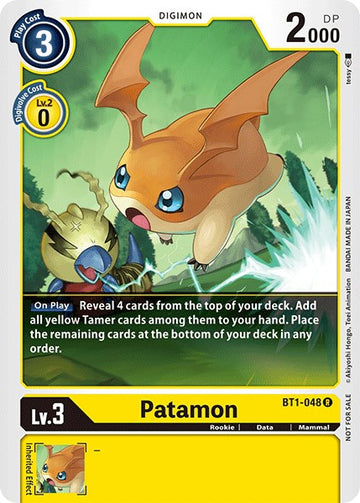 Patamon (Official Tournament Pack Vol.3) [BT1-048] [Release Special Booster 1.0]
