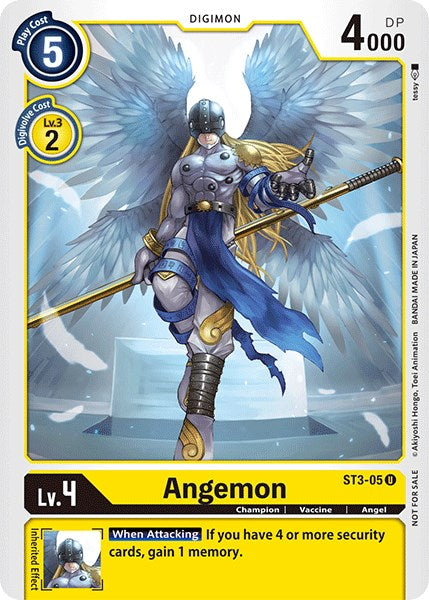 Angemon (Official Tournament Pack Vol.3) [ST3-05] [Starter Deck 03: Heaven's Yellow]