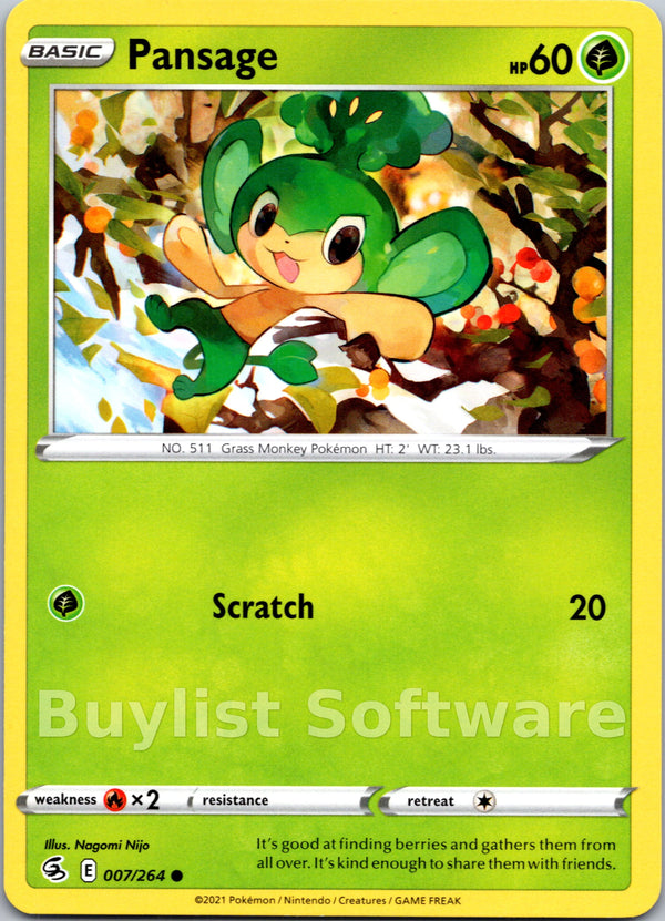 Pansage [007/264] [Fusion Strike]