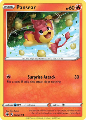 Pansear [037/264] [Fusion Strike]