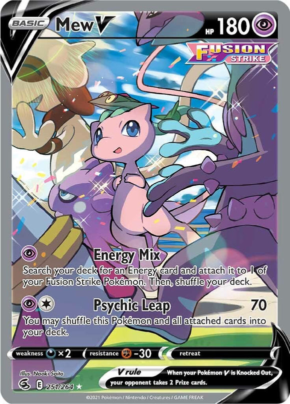 Mew V [251/264] [Fusion Strike] Holofoil