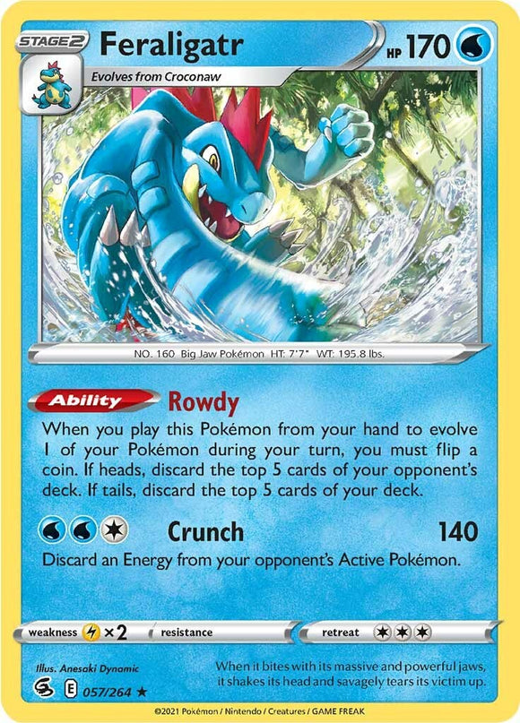 Feraligatr [057/264] [Fusion Strike] Reverse Holofoil