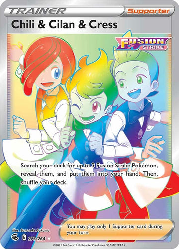 Chili & Cilan & Cress [273/264] [Fusion Strike] Holofoil