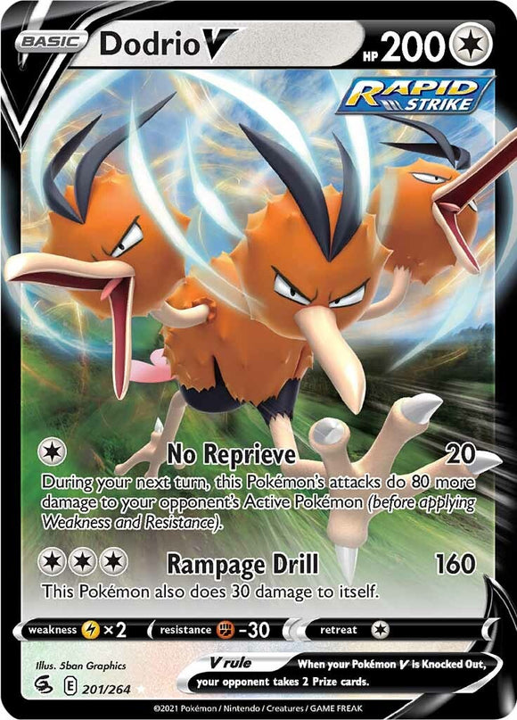 Dodrio V [201/264] [Fusion Strike] Holofoil