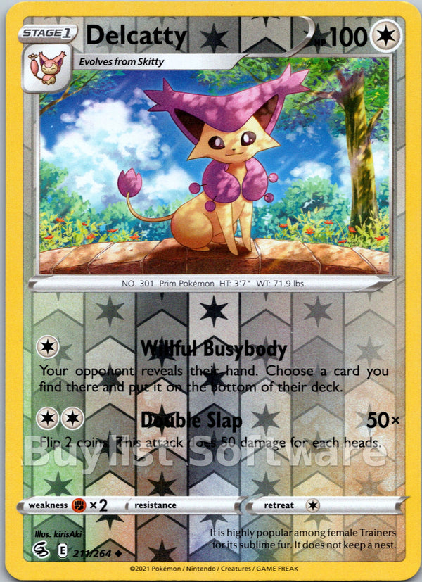 Delcatty [211/264] [Fusion Strike] Reverse Holofoil