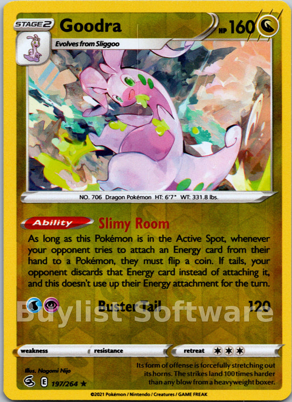 Goodra [197/264] [Fusion Strike] Reverse Holofoil