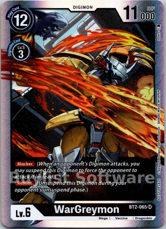WarGreymon - BT2-065 (Classic Collection) [BT2-065 SR] [Release Special Booster 1.0] Foil