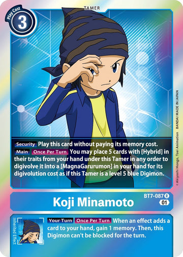 Koji Minamoto [BT7-087] [Next Adventure] Foil