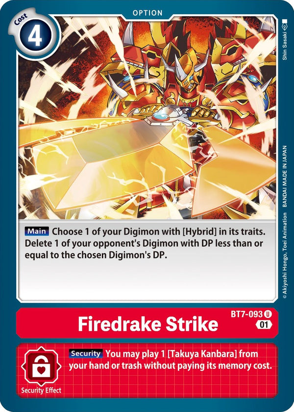 Firedrake Strike [BT7-093] [Next Adventure]