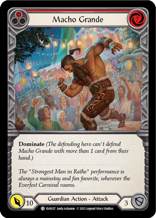 Macho Grande (Red) [EVR027] [Everfest] 1st Edition Rainbow Foil