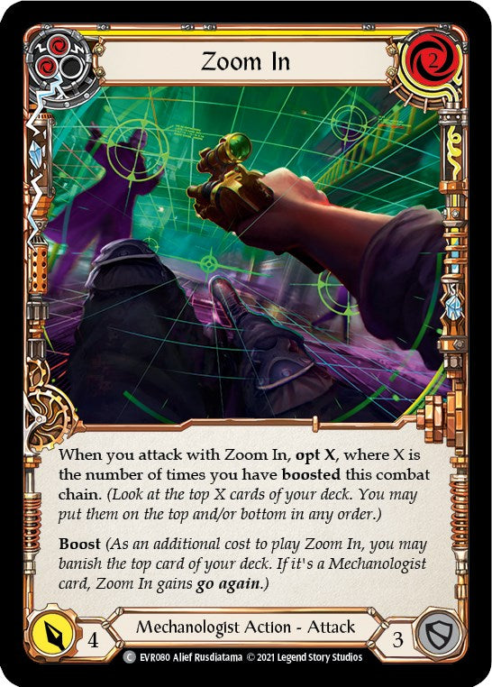 Zoom In (Yellow) [EVR080] [Everfest] 1st Edition Rainbow Foil