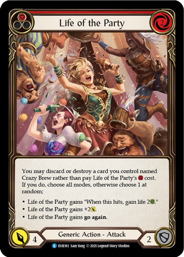 Life of the Party (Red) [EVR161] [Everfest] 1st Edition Normal