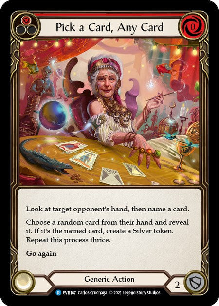 Pick a Card, Any Card (Red) [EVR167] [Everfest] 1st Edition Normal