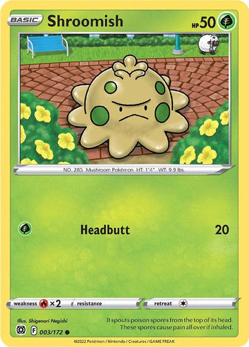 Shroomish [003/172] [Brilliant Stars] Reverse Holofoil