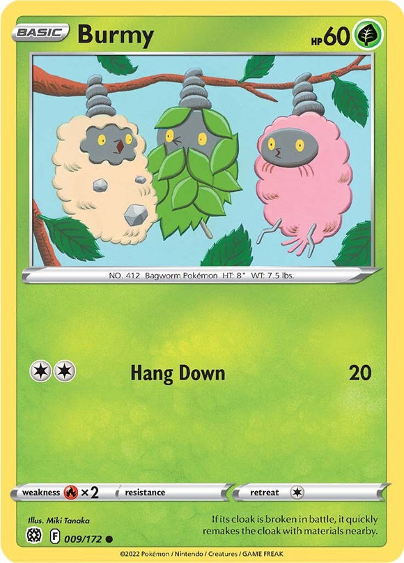 Burmy [009/172] [Brilliant Stars] Reverse Holofoil