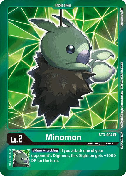 Minomon (Event Pack 2) [BT3-004] [Release Special Booster 1.0] Foil