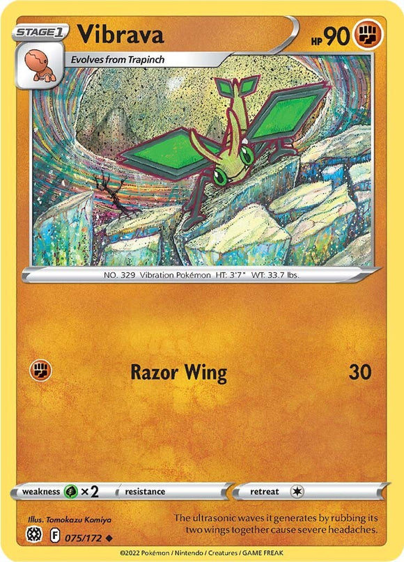 Vibrava [075/172] [Brilliant Stars] Reverse Holofoil