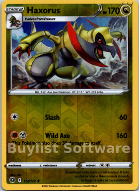 Haxorus [112/172] [Brilliant Stars] Reverse Holofoil