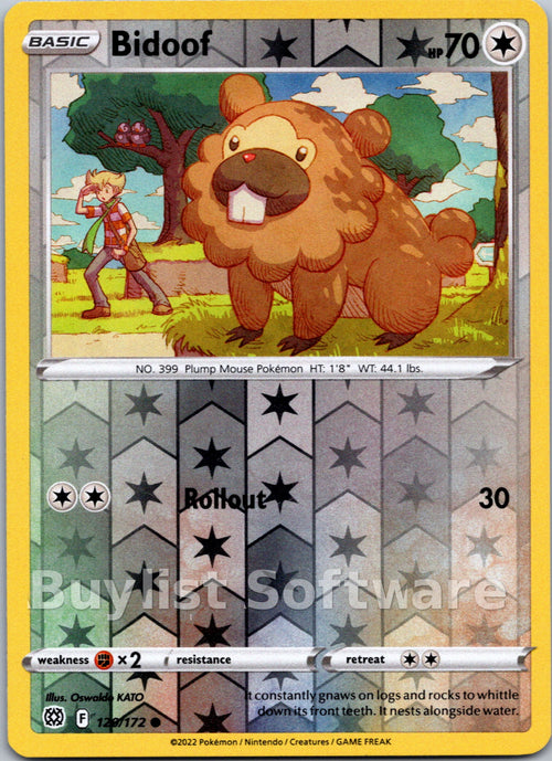 Bidoof [120/172] [Brilliant Stars] Reverse Holofoil