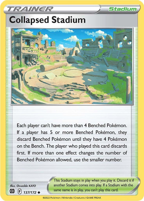 Collapsed Stadium [137/172] [Brilliant Stars] Reverse Holofoil