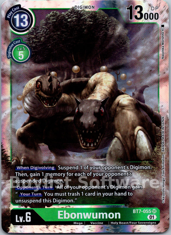 Ebonwumon [BT7-055] [Next Adventure] Foil