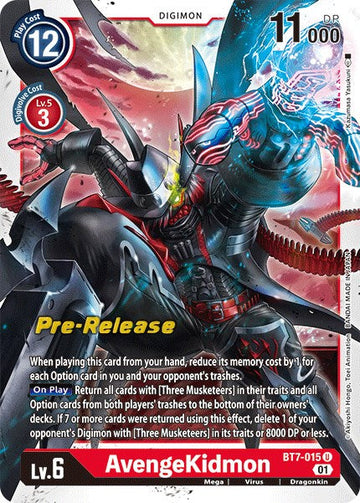 AvengeKidmon [BT7-015 U] [Next Adventure Pre-Release Cards] Foil