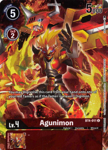 Agunimon (Tamer's Evolution Box 2) [BT4-011 U] [Great Legend] Foil