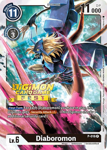 Diaboromon - P-016 (Digimon Card Game Fest 2022) [P-016] [Digimon Promotion Cards] Foil
