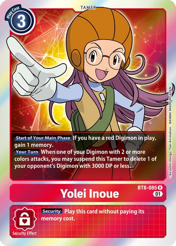 Yolei Inoue [BT8-085 R] [New Awakening] Foil