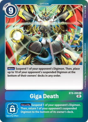 Giga Death [BT8-099] [New Awakening] Foil