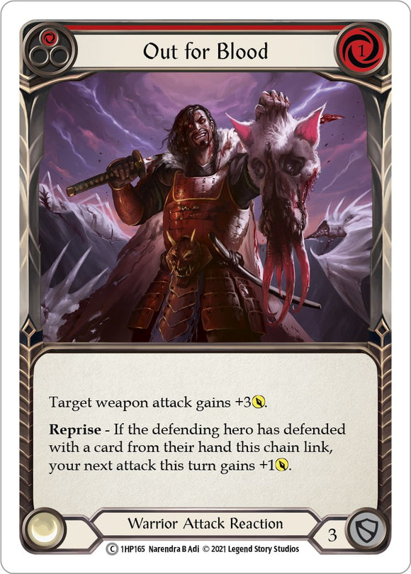 Out for Blood (Red) [1HP165] [History Pack Vol.1]