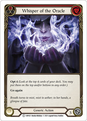 Whisper of the Oracle (Red) [1HP423] [History Pack Vol.1]