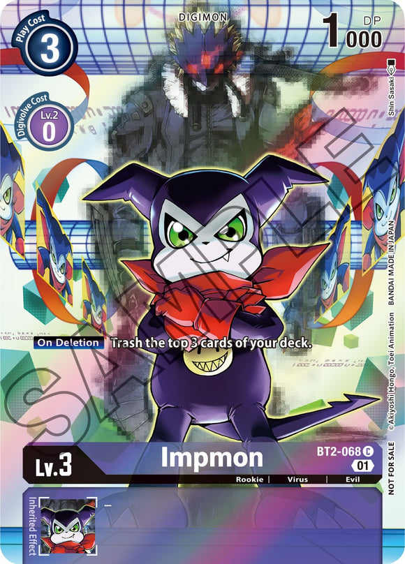 Impmon (Tamer's Card Set 1) [BT2-068] [Release Special Booster 1.0] Foil