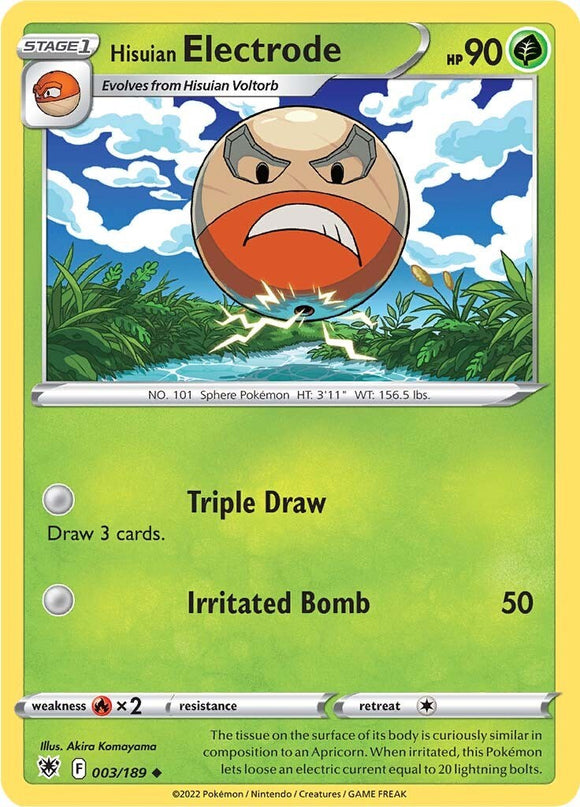 Hisuian Electrode [003/189] [Astral Radiance] Reverse Holofoil